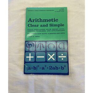 Arithmetic Clear & Simple Julia Mira 1966 PB Math Basics School Study Ed